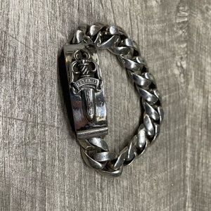 Authentic Chrome Hearts dagger id bracelet